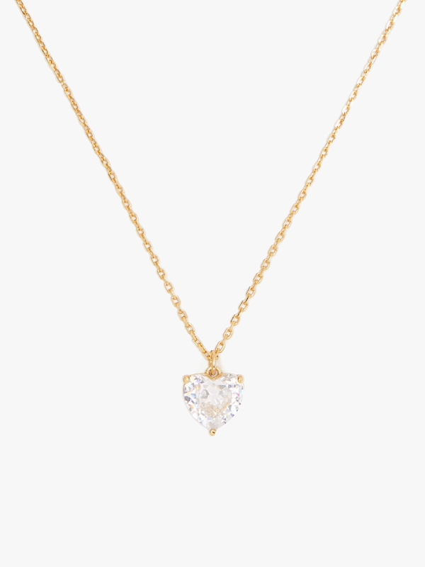 Gold Kate Spade My Love April Heart Pendant Women's Necklace | 60287-SCJI
