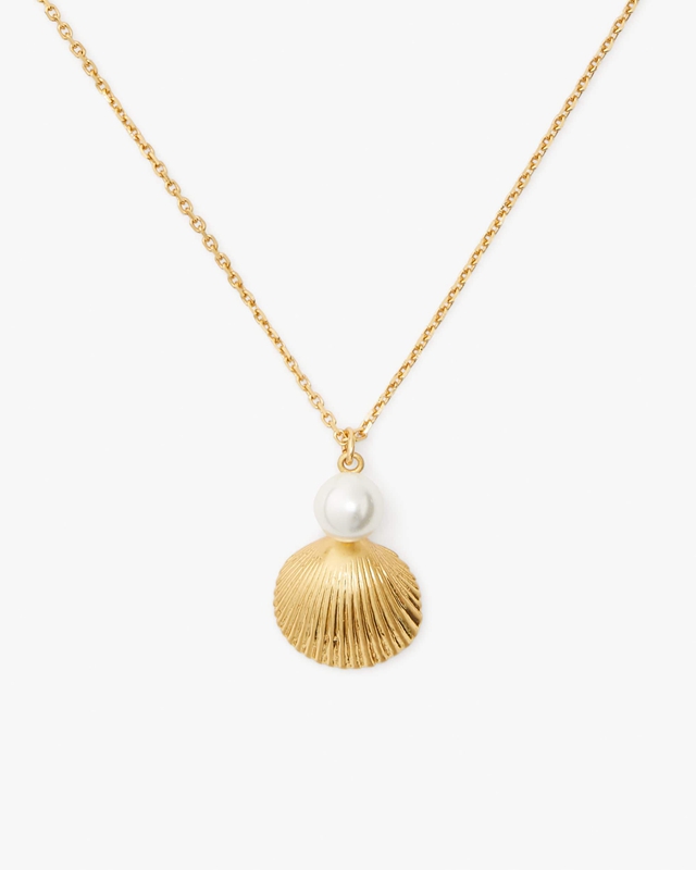 Gold Kate Spade Reef Treasure Mini Pendant Women's Necklace | 23895-EJWP