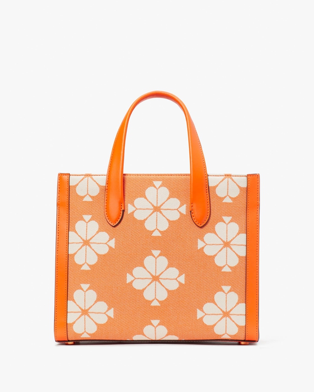 Multicolor Kate Spade Spade Flower Two-Tone Canvas Manhattan Small Women's Tote Bags | 35072-EJHD